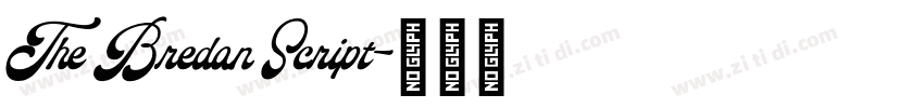 The Bredan Script字体转换